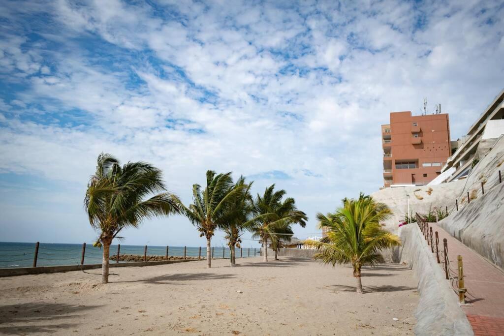 M3 Lujoso Y Comodo Departamento Con Playa 2 Piscinas Cancha De Tenis Jacuzzi Seguridad 24 Horas 만타 외부 사진